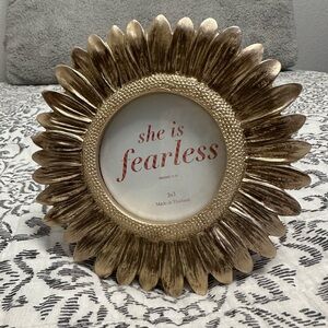Gold Sunflower Picture Frame